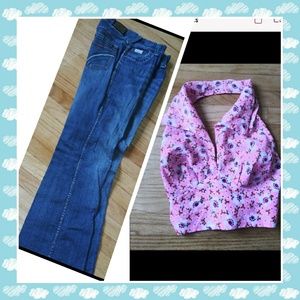 Bundle-Women's Phat Jeans with free halter top